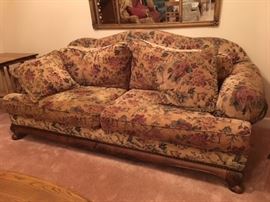 LARGE  UPHOLSTERED SOFA IN GREAT CONDITION.