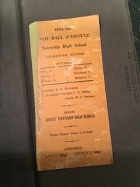 1934 Jerseyville Football Schedule