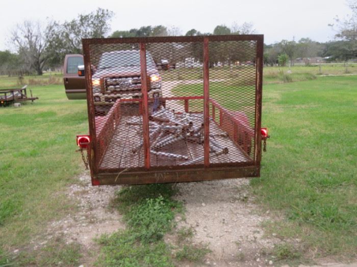 12 foot Flat Bed Trailer