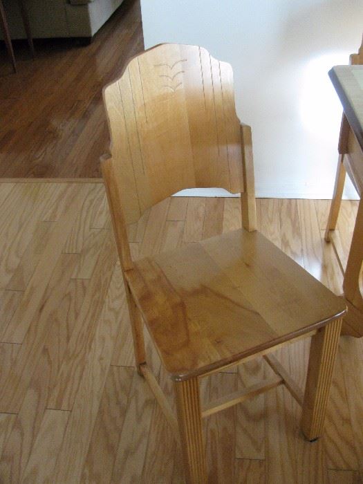 CHAIR ONE OF 4 OF KITCHEN SET