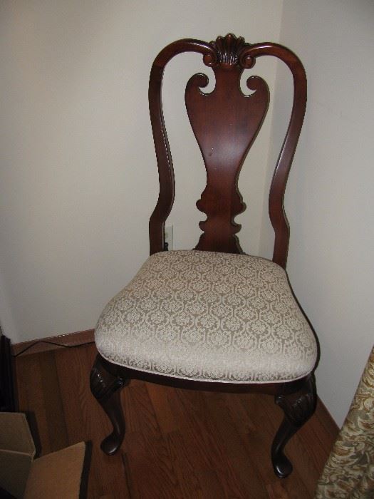 ONE OF 6 CHAIRS, 2 ARM 4 SIDE