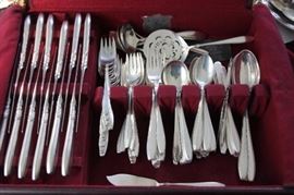 large set of Gorham Nocturne sterling silver (1938)