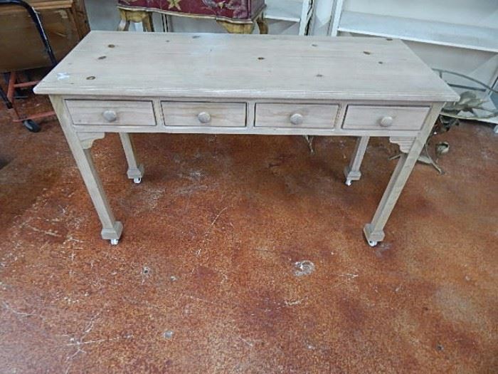 Shabby Chic four drawer Desk