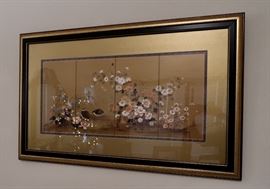 Framed Oriental Screen