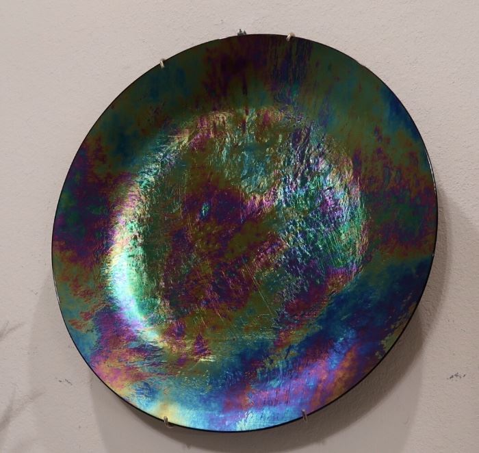 Pretty Round Platter or Wall Art
