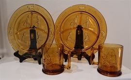 Vintage Child's Plate & Cup Sets