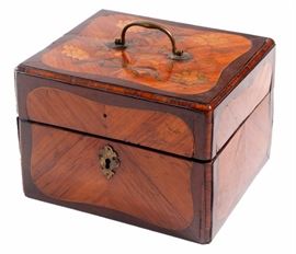 19th Century Marquetry Inlaid Box