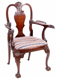 Chippendale Style Armchair