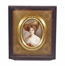 Fine German Painting on Porcelain