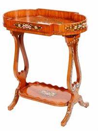 Painted Satinwood Occasional Table