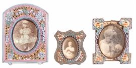 Three Micro Mosaic Frames