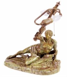 Verdigris Patinated Figure