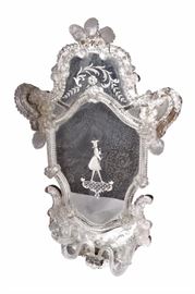 Venetian Shield Form Mirror