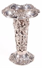 Whiting Sterling Silver Vase