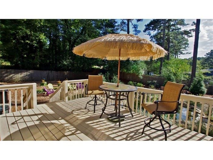Outdoor Patio Set ==> $250; potted plants vary from $30 and up