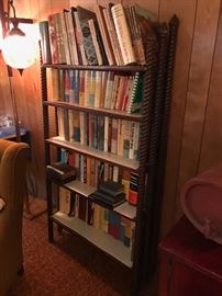Oak barley twist book shelf