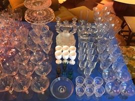 More elegant glassware