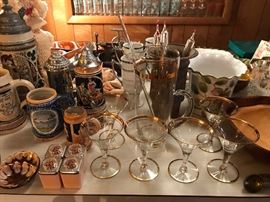 Vintage bar ware