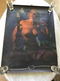 Vintage pin up art