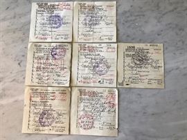 1920's & 1930's Michigan vehicle registrations 