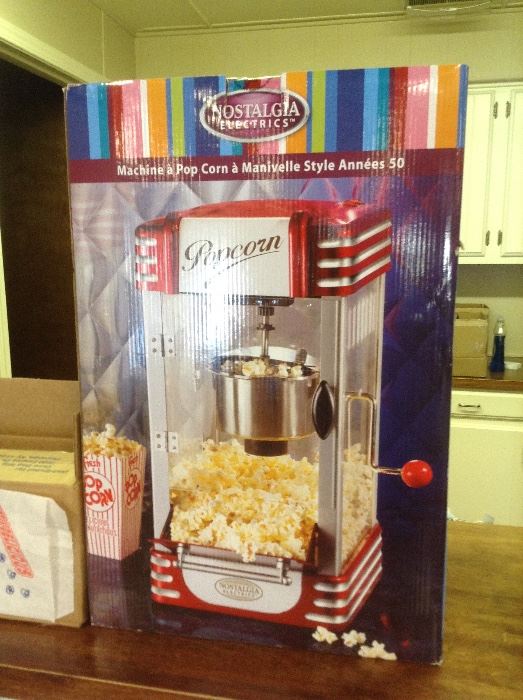 Large  Popcorn machine