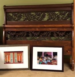 Pottery Barn Full Size Sleigh Bed