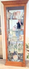 Tall curio cabinet