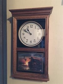 Terry Redlin clock