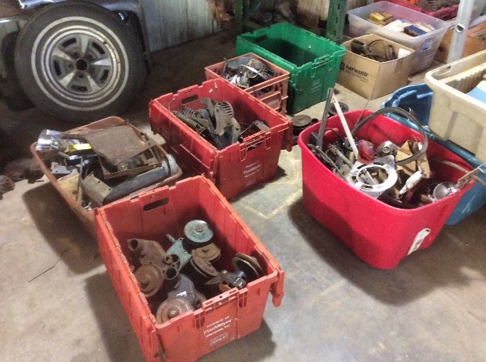 Lots of car parts