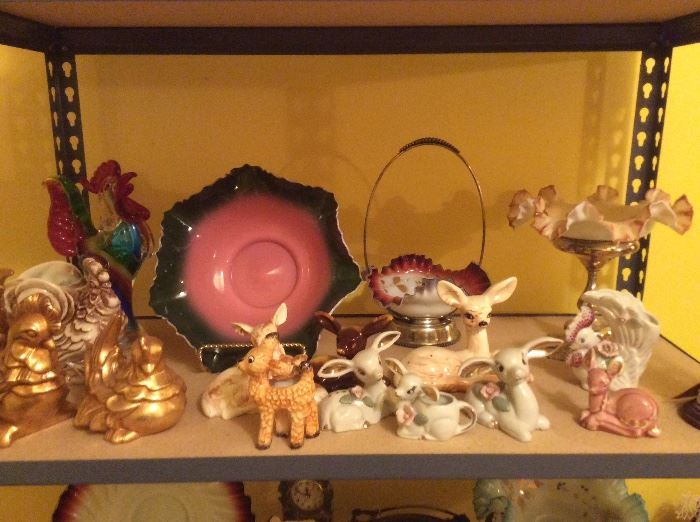 More Victorian glass, roosters and Disney