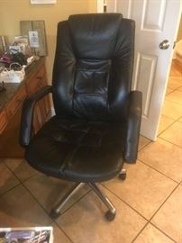 #11	Executive Black Chair as is	 $40.00 	