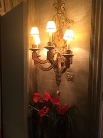 Gorgeous lighted wall sconce