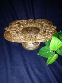 French Ormolu Tazza hunt scene compote