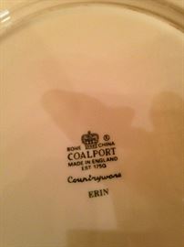 Coalport "Erin" Countryware bone china dessert plates