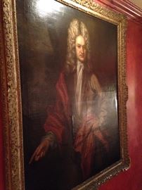 Elaborate framed antique art