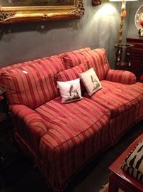 Striped love seat