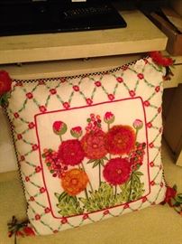 MacKenzie Childs decorative pillow