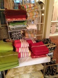 Sheets, placemats, and table cloths