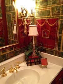 One of the many decorative lamps