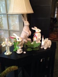 Rabbit lamp and other bunnies