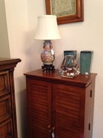 Darling accent lamp; video storage