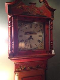 The second of two stunning Asian style grandfather clocks
