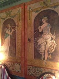 Grecian wall hangings by Artist Anne C. Newland