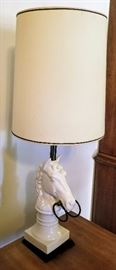 Vintage Horse Head Lamp