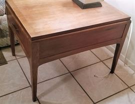 Lane Rhythm MidCentury Modern Walnut End Table Nightstand