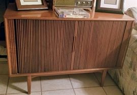 Vintage TV Console TV Removed