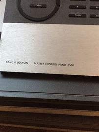 Bang Olufsen BEOMASTER 5500 Receiver Amplifier & Master Control Panel 5500 GREAT