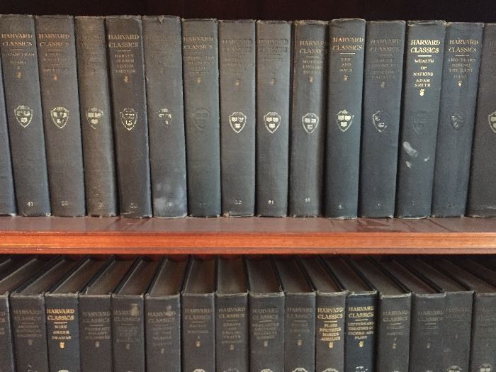 Large set of Harvard Classics 1909 edition