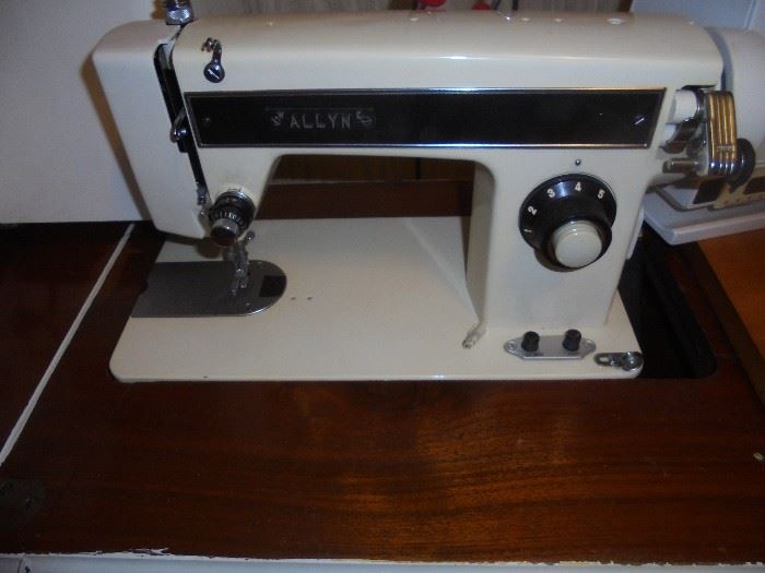 Commercial Allyn sewing machine. (Sews leather)
