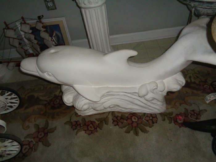 you have to have dolphin décor if you live on the lake --- it is a RULE